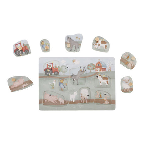 Little Dutch Holz Puzzle mit Geräuschen Little Farm