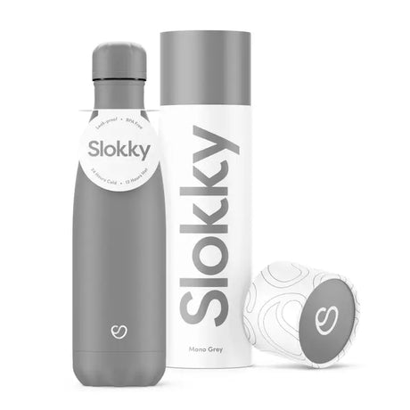 Thermosflasche Slokky 500ml Grau