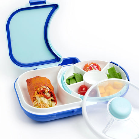 Znünibox GoBe Snack Spinner Deluxe Türkisblau