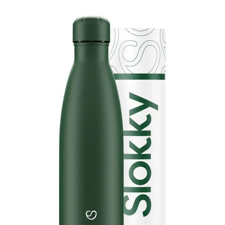 Thermosflasche Slokky 500ml Dunkelgrün