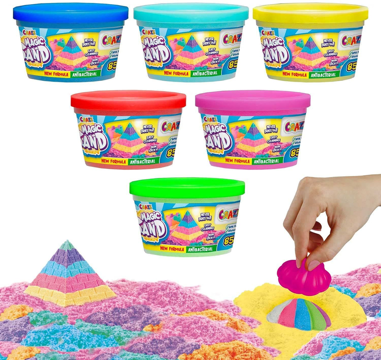 CRAZE Magic Sand Dose assortiert