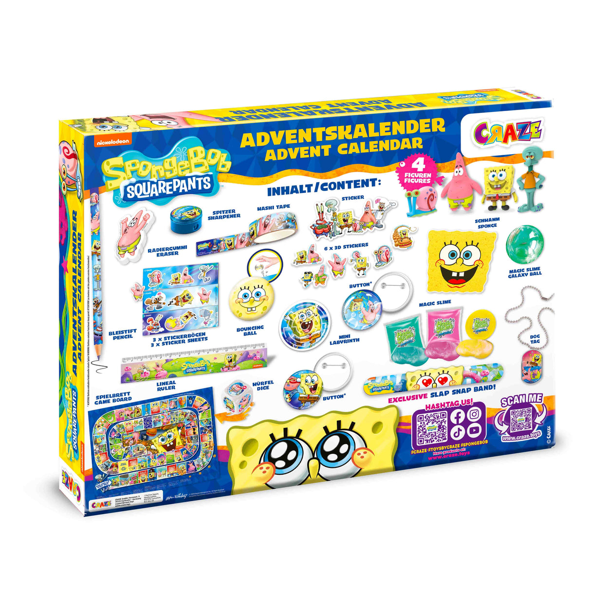 CRAZE Adventskalender Sponge Bob