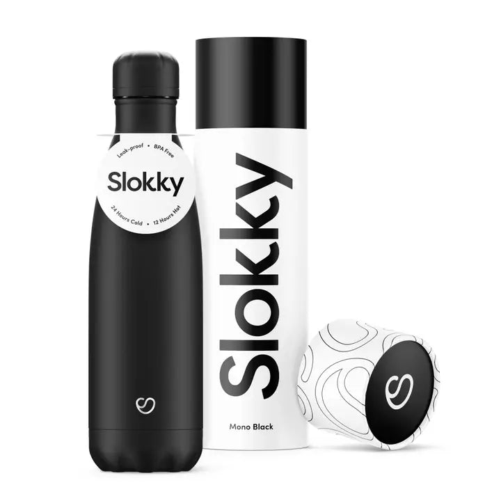 Thermosflasche Slokky 500ml Schwarz