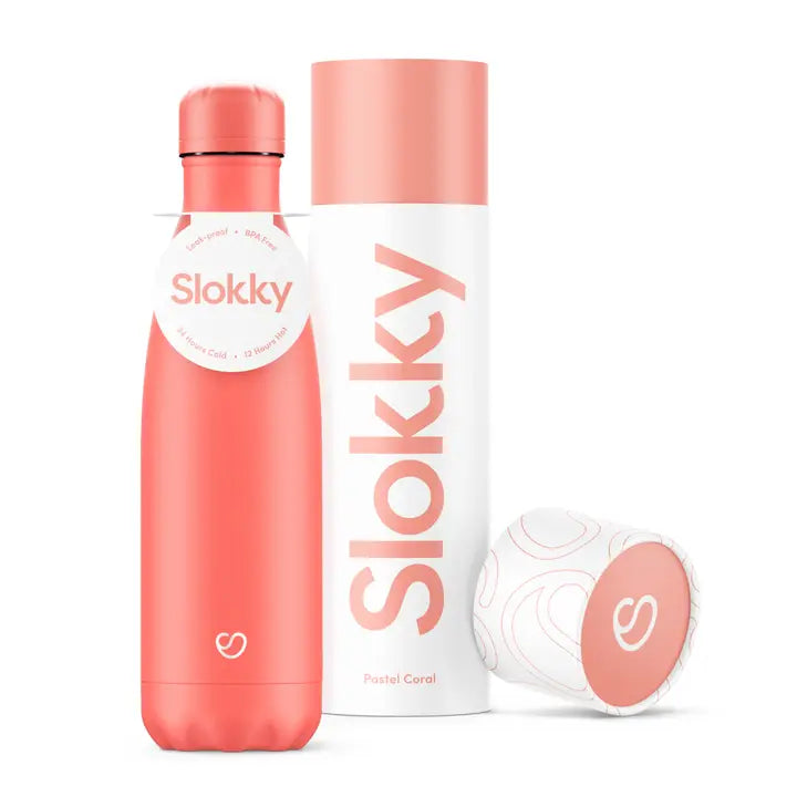 Thermosflasche Slokky 500ml Coral