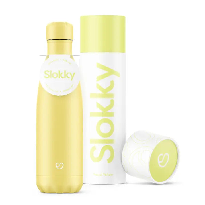 Thermosflasche Slokky 500ml Pastellgelb