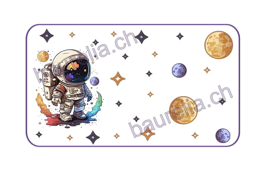 Baurelia Box Inlay bedruckt Astronaut 1