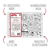 12 Tischsets zum ausmalen - Weihnachten