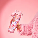 Trinkflasche Ion8 500ml mit Motiv Einhorn Rosa