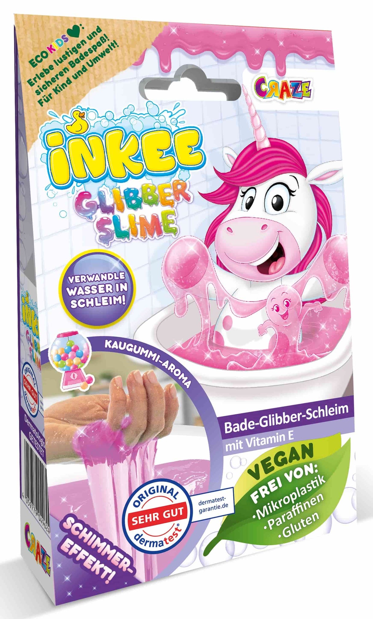 CRAZE Bade Glibber Slime Einhorn