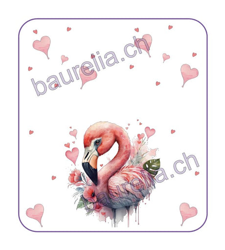 Baurelia Box Inlay bedruckt Flamingo 2