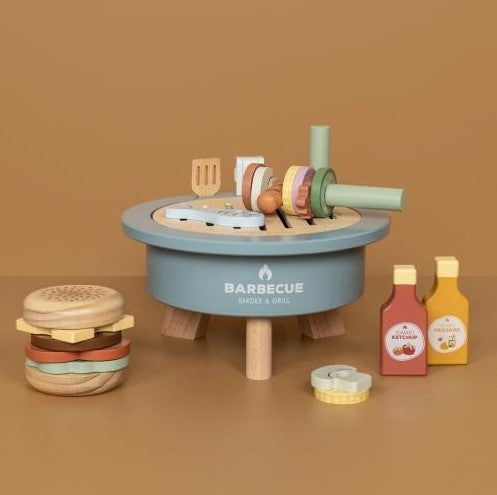 Little Dutch Holz Grill BBQ Set