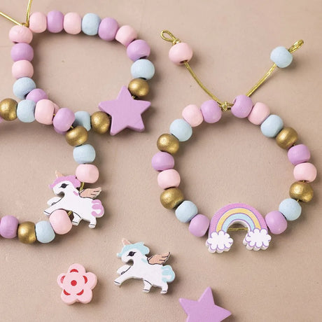 Bastelset Kinder Schmuck Set Pastell Einhorn