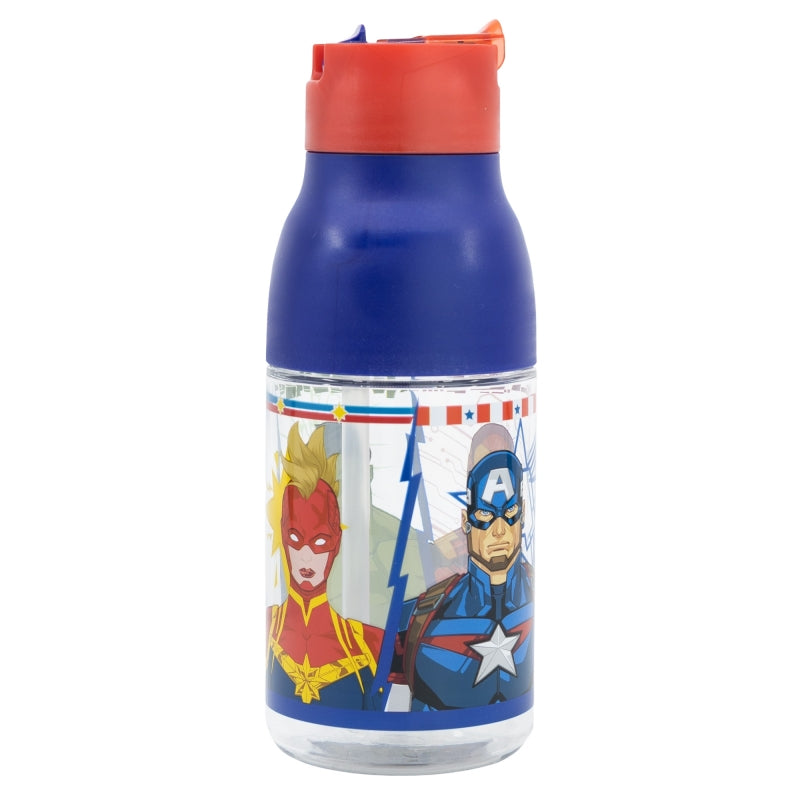 Kinder Trinkflasche Comic mit Doppelverschluss Avengers