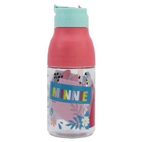 Kinder Trinkflasche Comic mit Doppelverschluss Minnie Mouse