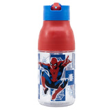 Kinder Trinkflasche Comic mit Doppelverschluss Spiderman