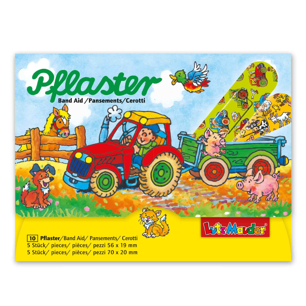 Kinderpflaster Traktor