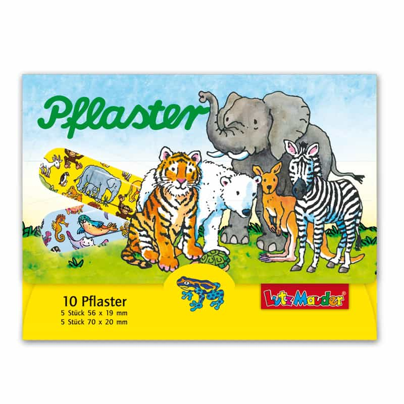 Kinderpflaster Zootiere