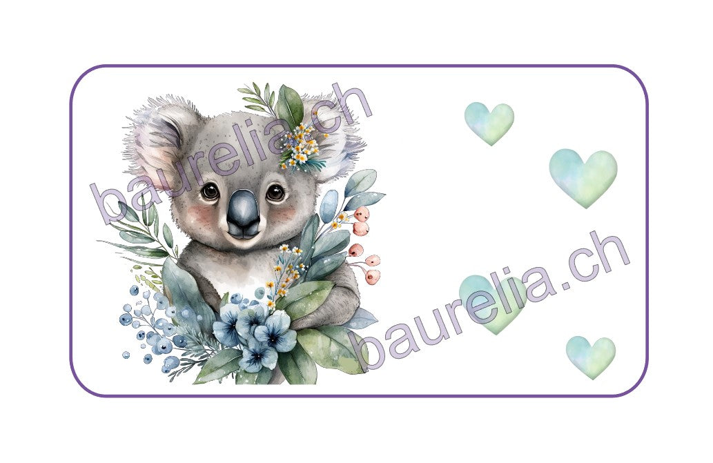 Baurelia Box Inlay bedruckt Koala 1