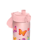 Trinkflasche Ion8 500ml mit Motiv Schmetterling Rosa