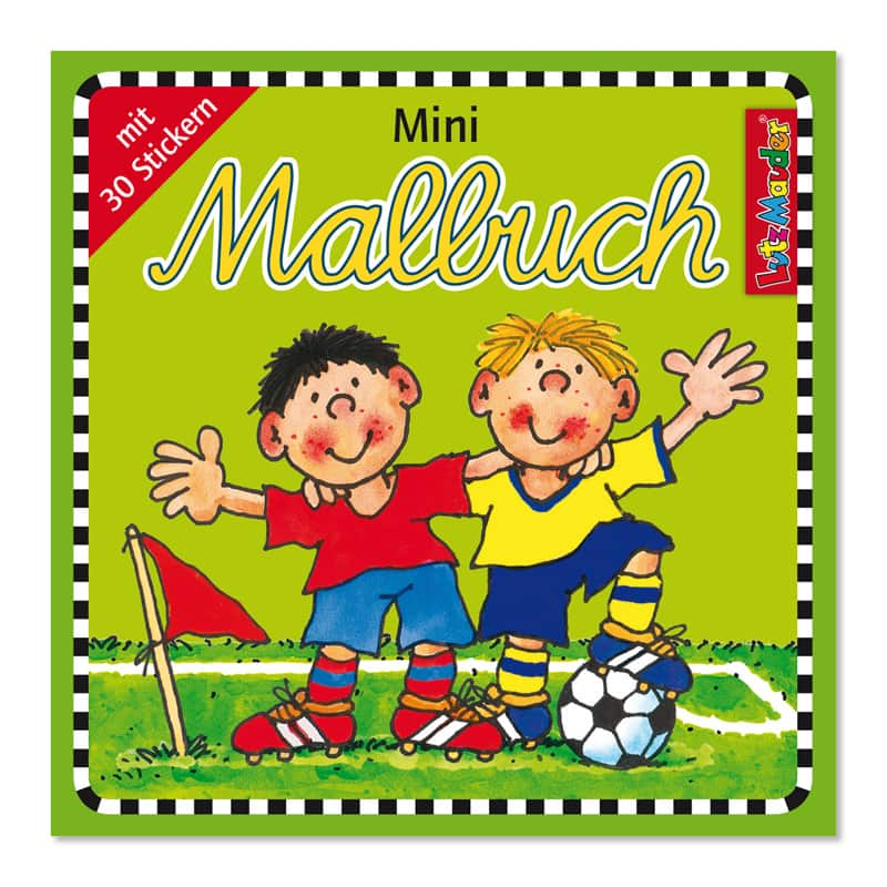 Mini Malbuch Jungs mit Sticker assortiert