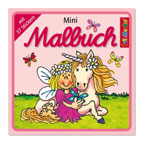 Mini Malbuch Mädchen mit Sticker assortiert