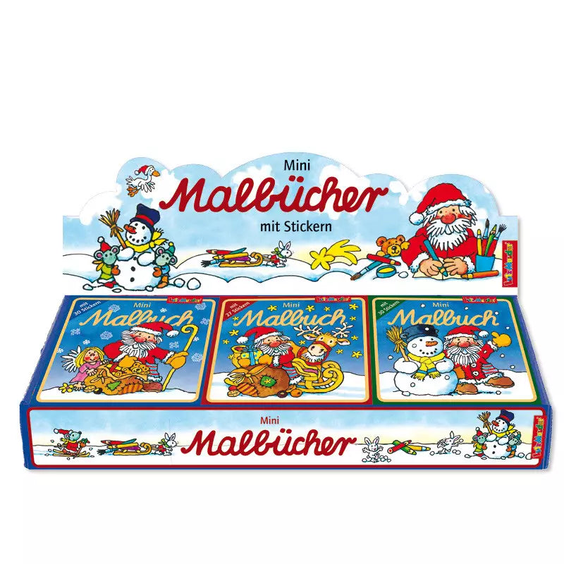 Mini Malbuch Weihnachten mit Sticker assortiert