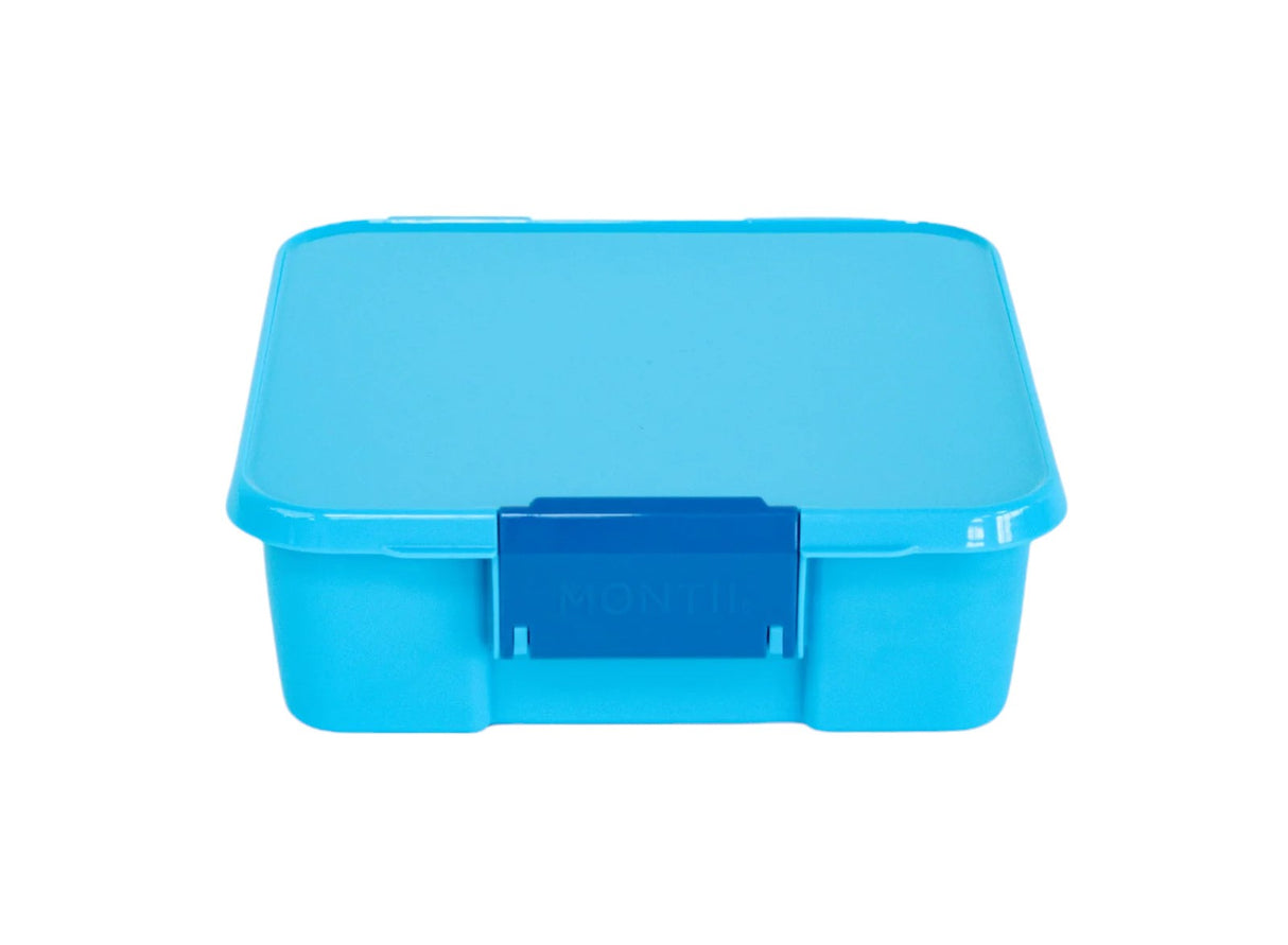 Znünibox MontiiCo Lunchbox Bento Three Coastal Blau