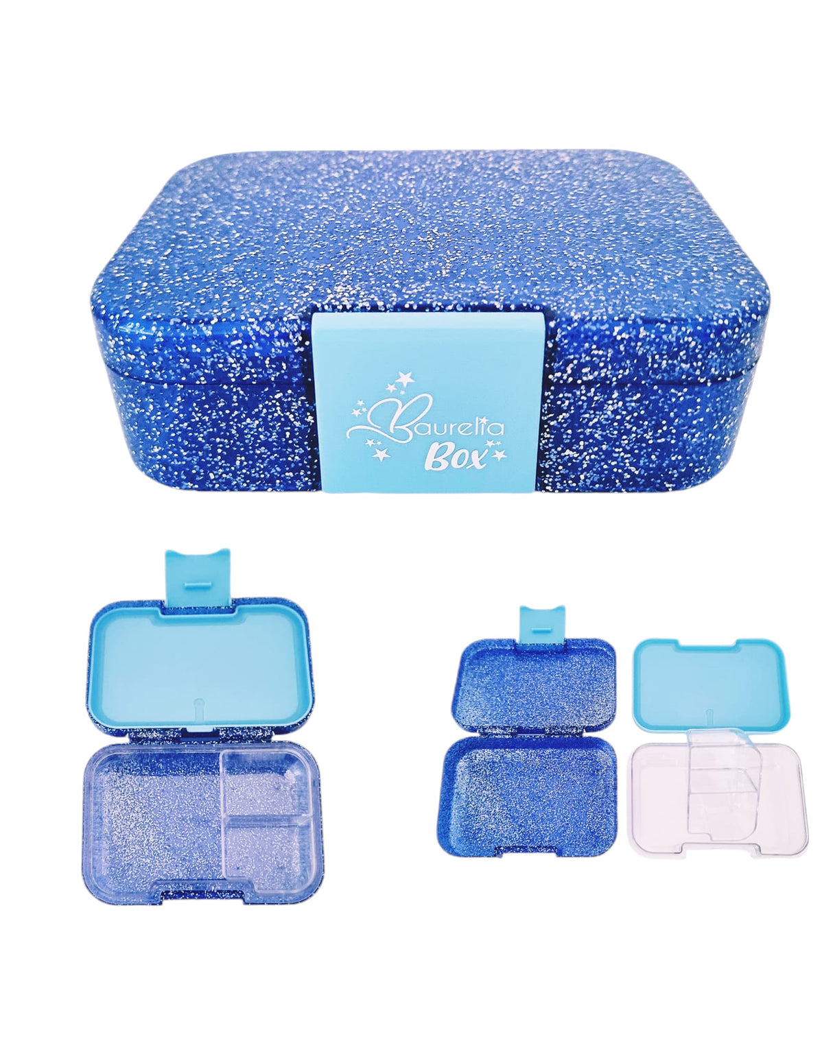 Znünibox Baurelia Box Glitzer Mini Blau