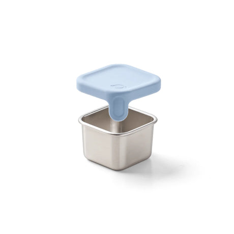 Edelstahlbehälter PlanetBox Rover Little Square Dipper Mini Cloudy