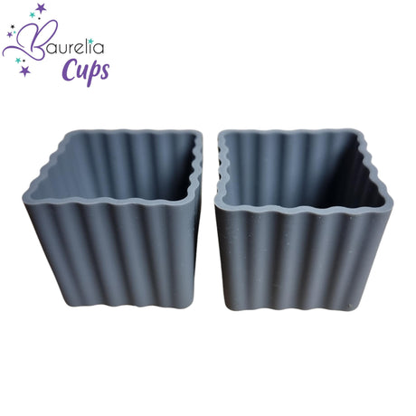 Silikonformen Baurelia Cups 2er Set Grau