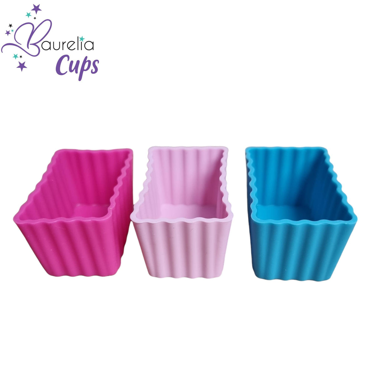 Silikonformen Baurelia Cups Rectangle 3er Set Mädchen