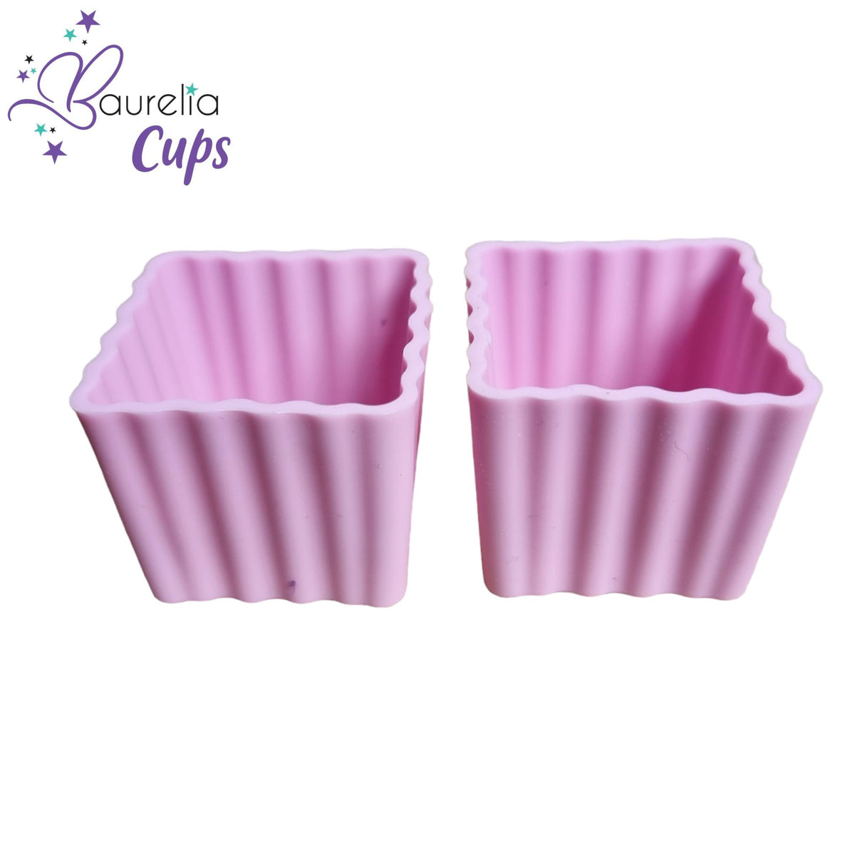 Silikonformen Baurelia Cups 2er Set Rosa