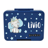 Znünibox Yumbox Mini Snack Monte Carlo Blue Transparent