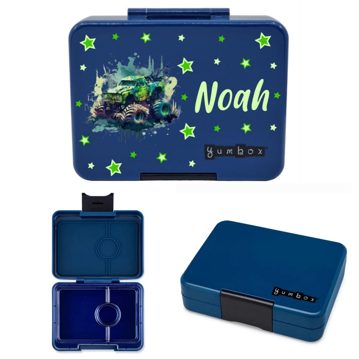 Znünibox Yumbox Mini Snack Monte Carlo Blue Transparent