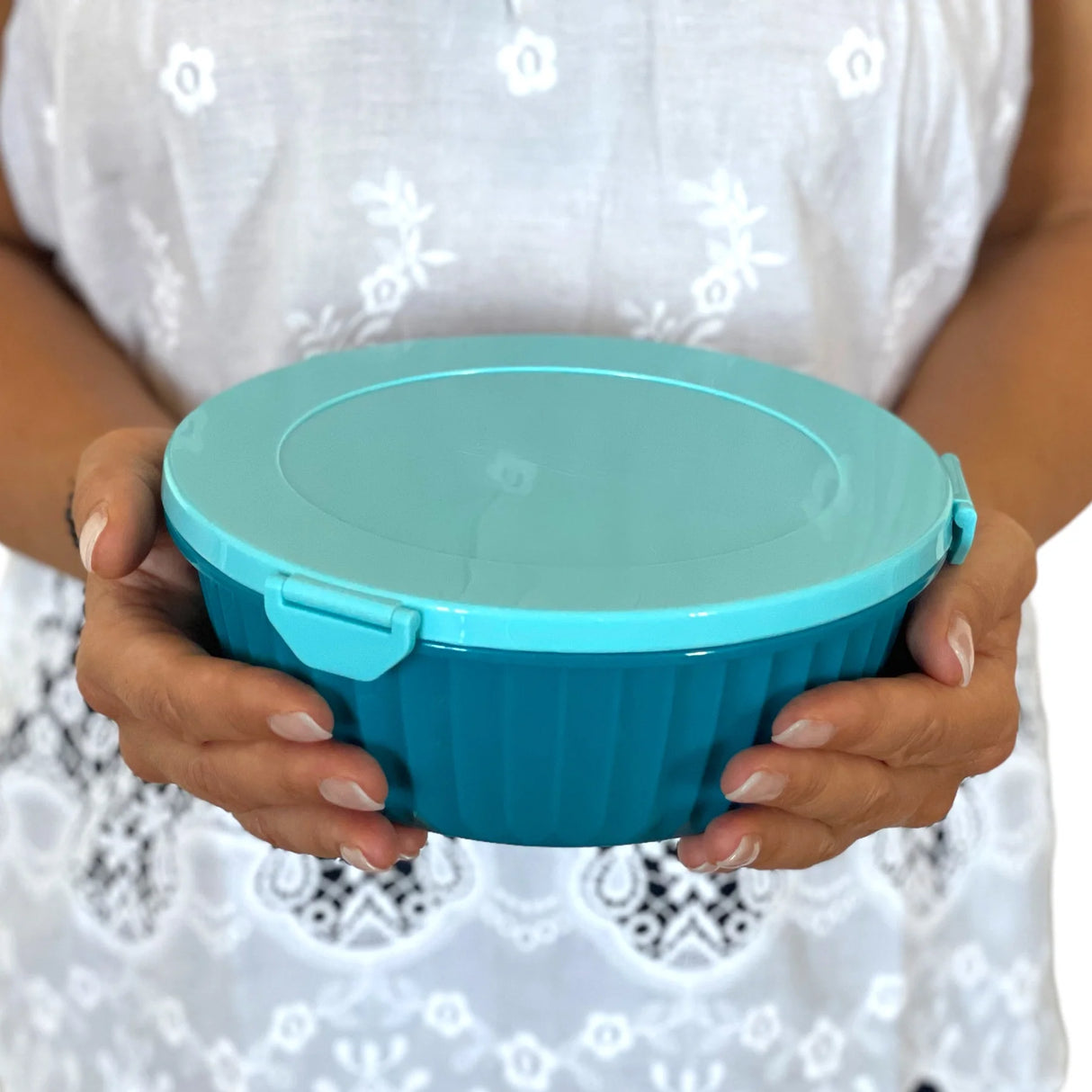 Yumbox Poke Bowl mit 3 Unterteilungen Türkis