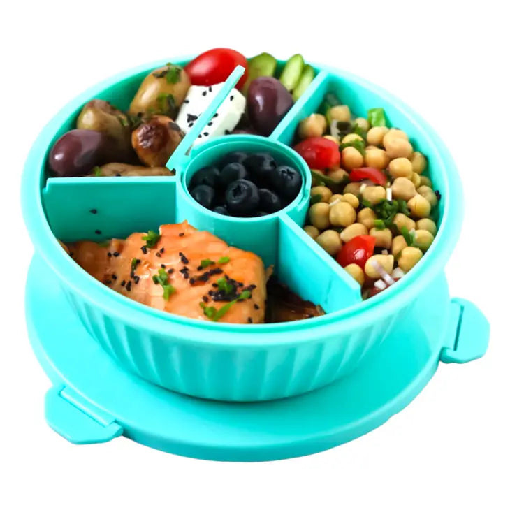 Yumbox Poke Bowl mit 3 Unterteilungen Mint