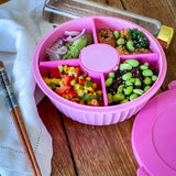 Yumbox Poke Bowl mit 4 Unterteilungen Rosa