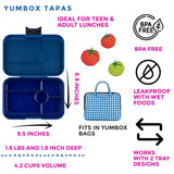 Znünibox Yumbox Tapas 5 Monte Carlo Blue Transparent