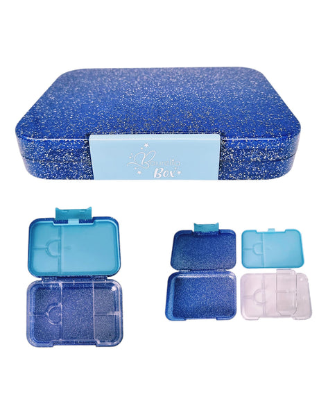 Znünibox Baurelia Box Glitzer Maxi Blau