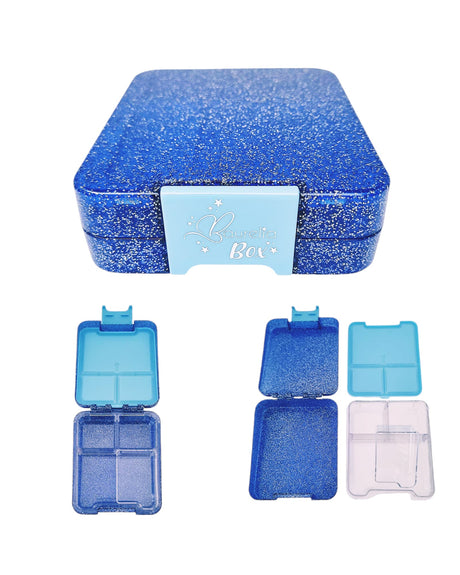 Znünibox Baurelia Box Glitzer Midi Blau