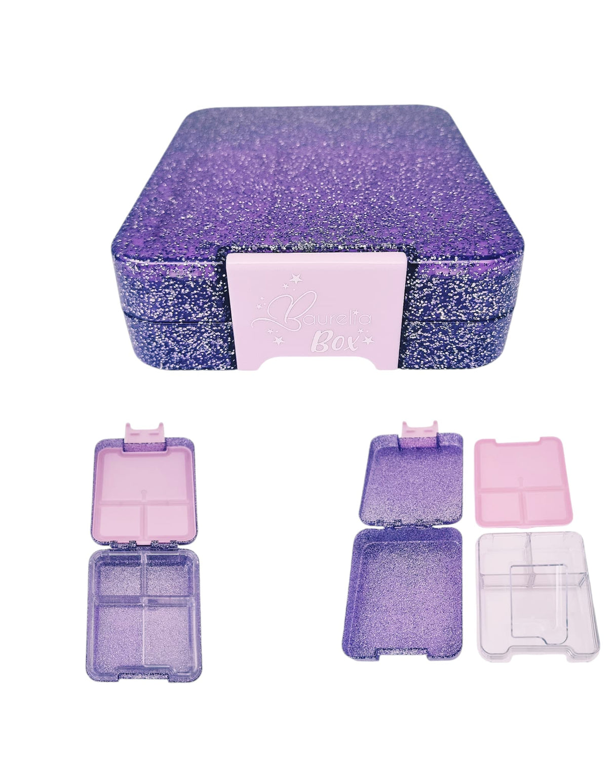 Znünibox Baurelia Box Glitzer Midi Violett