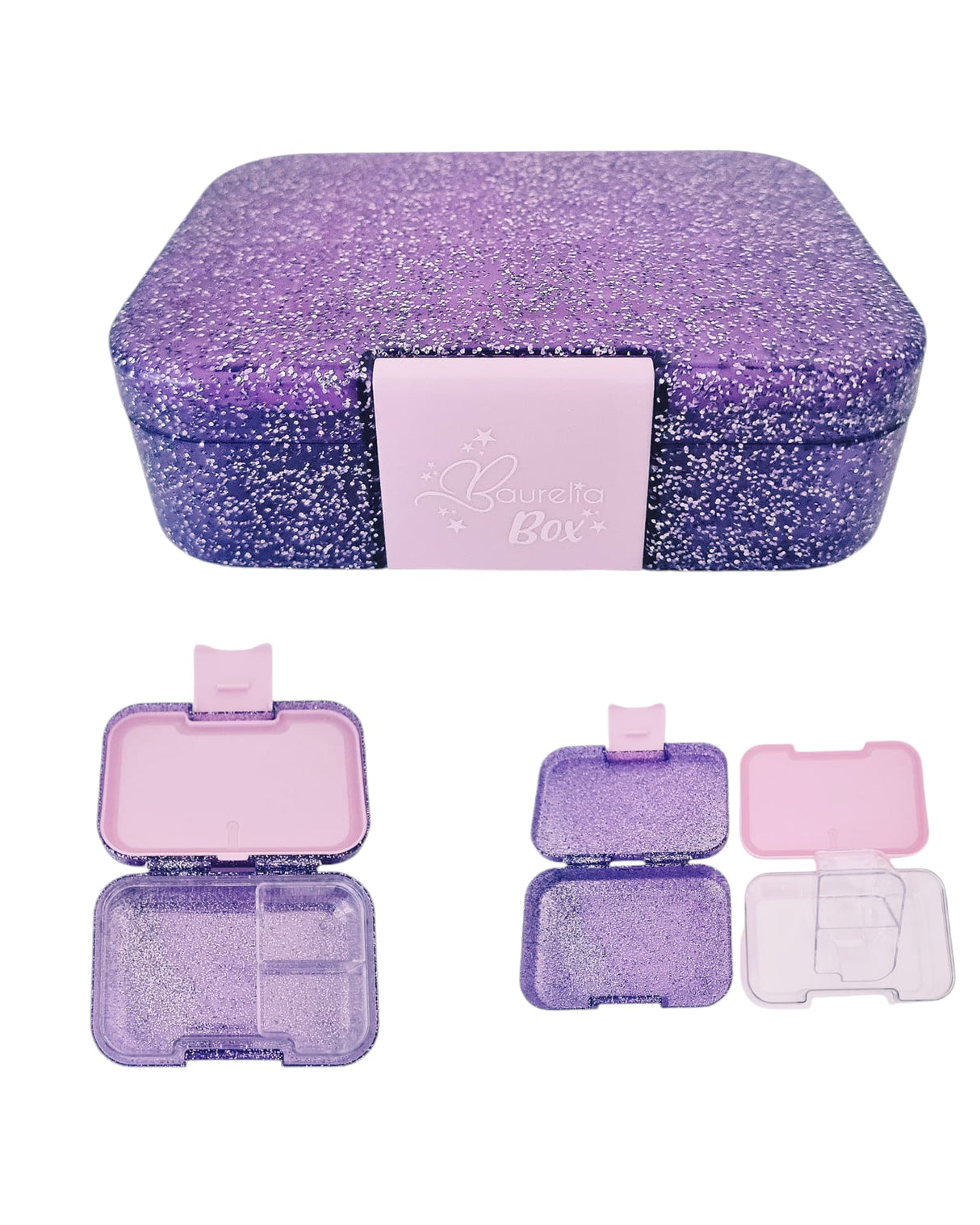 Znünibox Baurelia Box Glitzer Mini Violett