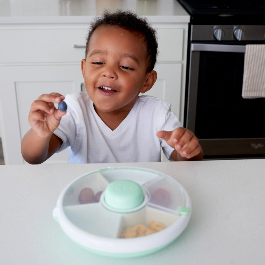 Znünibox GoBe Snack Spinner Gross Türkisblau