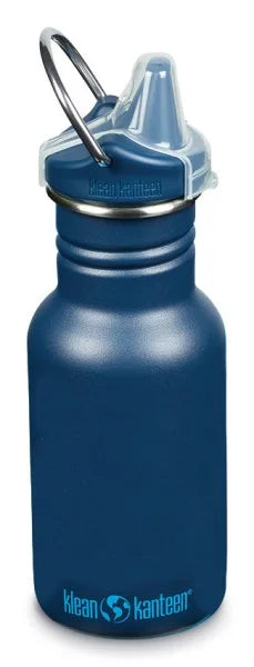 Kinder Edelstahl Trinkflasche Klean Kanteen Sippy 355ml Dunkelblau