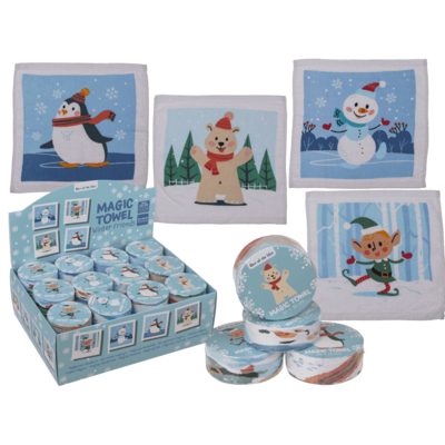 Magisches Handtuch Winter assortiert