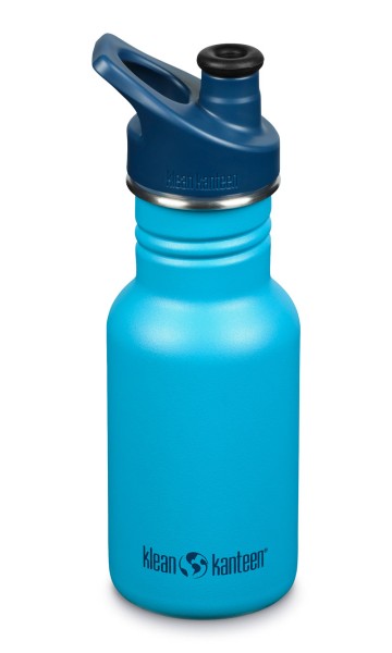 Kinder Edelstahl Trinkflasche Klean Kanteen Sport 355ml Blau