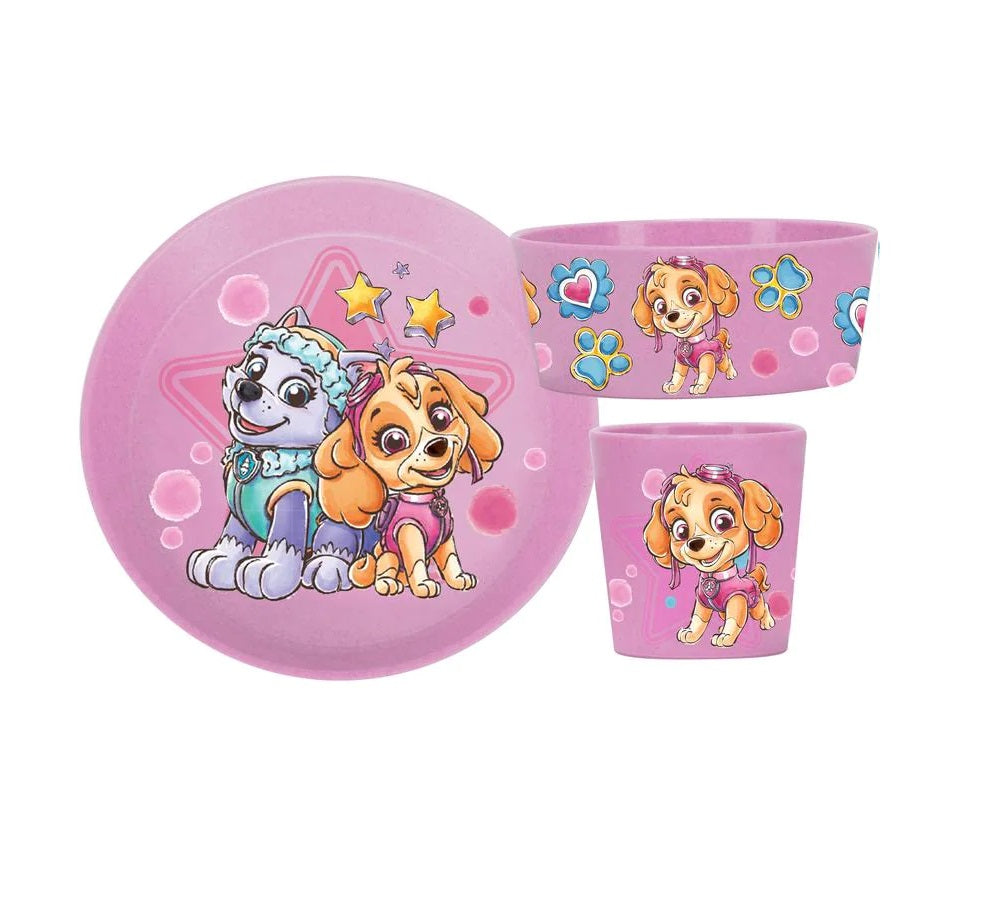 Kindergeschirr Set Koziol Paw Patrol Rosa