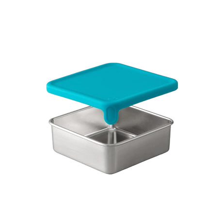 Edelstahlbehälter PlanetBox Rover Big Square Dipper Teal