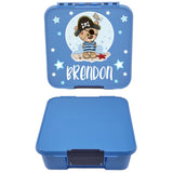 Znünibox Little Lunch Box Bento Three mit 3 Unterteilungen Blaubeere