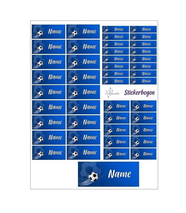 Stickerset Baurelia Fussball 1